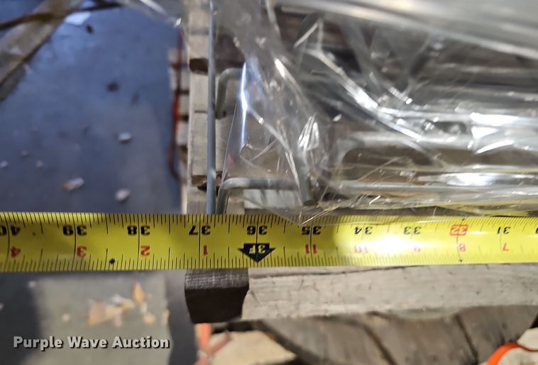 image for item DQ8503 Approximately (26) shelving racks and cable