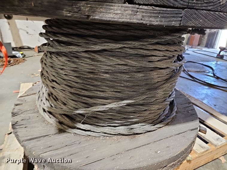 image for item DQ8503 Approximately (26) shelving racks and cable