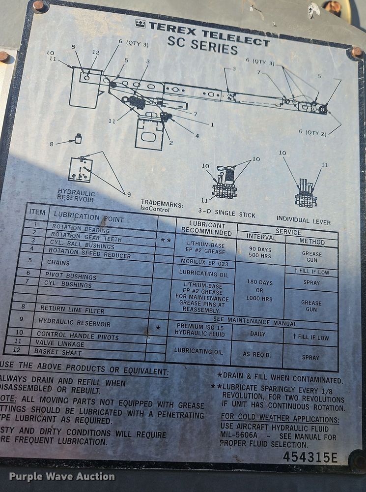 image for item DS5619 Terex Hi Ranger SC-45  bucket lift