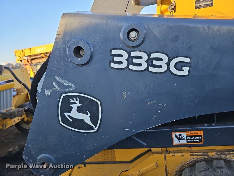 image for item DS5732 2017 John Deere 333G  tracked skid steer loader