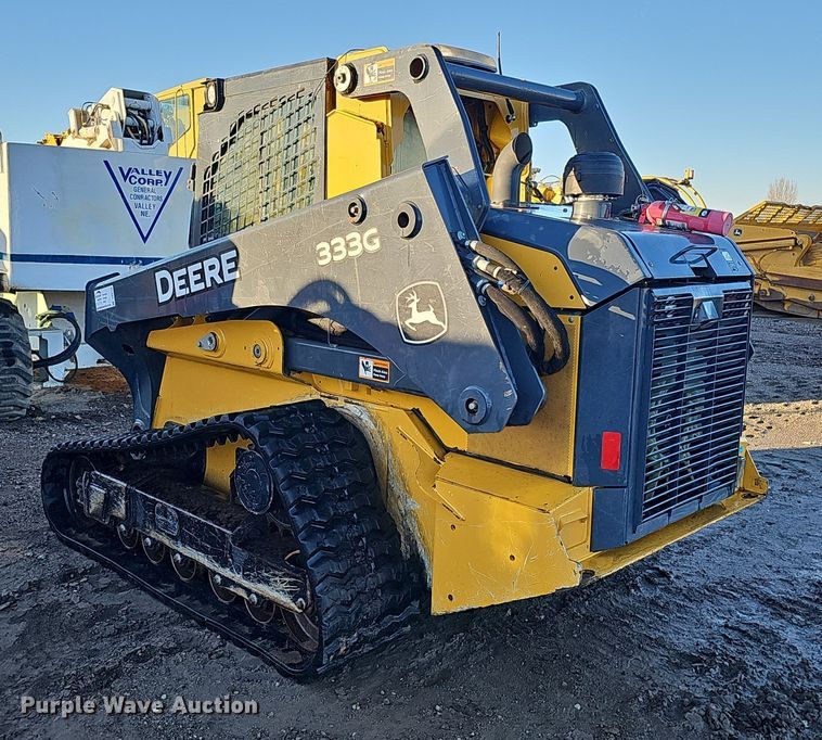 image for item DS5738 2019 John Deere 333G  tracked skid steer loader