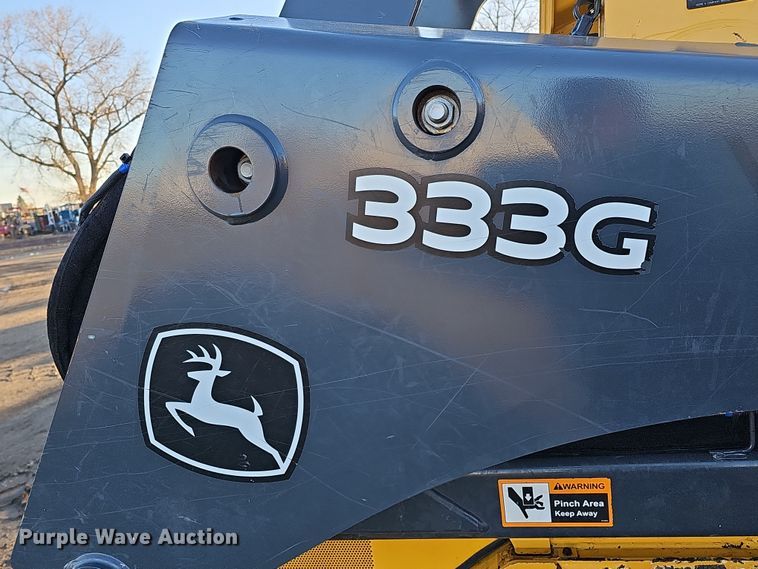 image for item DS5738 2019 John Deere 333G  tracked skid steer loader