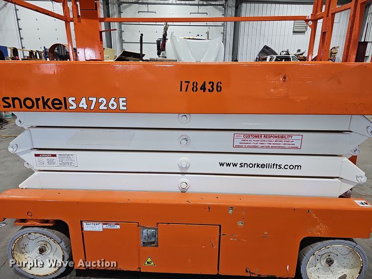 image for item DS5744 Snorkel S4726E  scissor lift