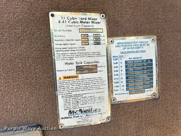 image for item EV9392 2004 Kenworth W900  ready mix truck