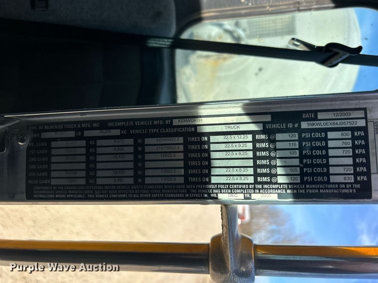 image for item EV9392 2004 Kenworth W900  ready mix truck