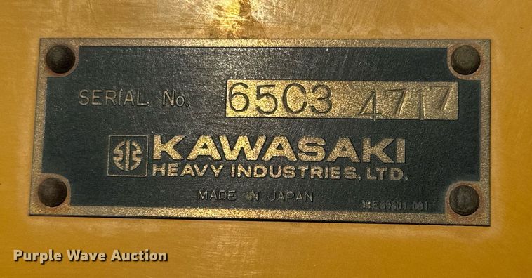 image for item GG9913 2000 Kawasaki 65TM  wheel loader