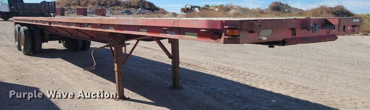 image for item JG9731 1970 Transcraft  flatbed trailer