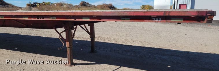 image for item JG9731 1970 Transcraft  flatbed trailer