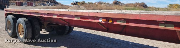 image for item JG9731 1970 Transcraft  flatbed trailer