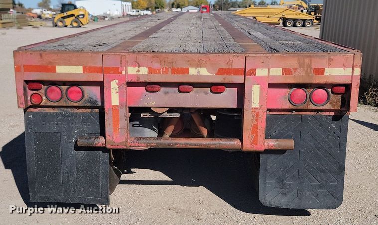 image for item JG9731 1970 Transcraft  flatbed trailer