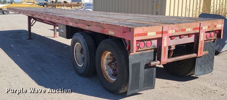 image for item JG9731 1970 Transcraft  flatbed trailer
