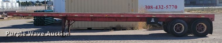 image for item JG9731 1970 Transcraft  flatbed trailer