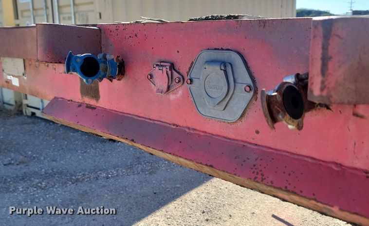 image for item JG9731 1970 Transcraft  flatbed trailer