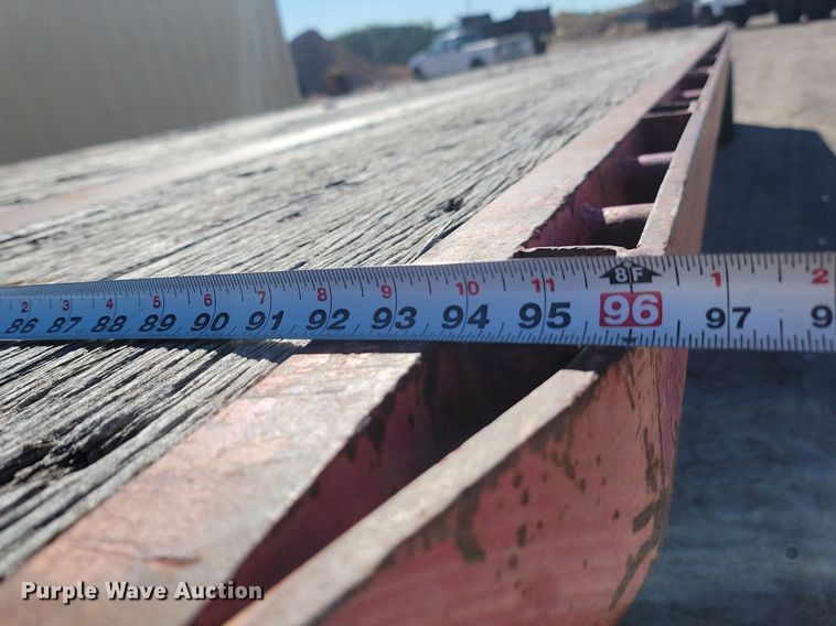 image for item JG9731 1970 Transcraft  flatbed trailer