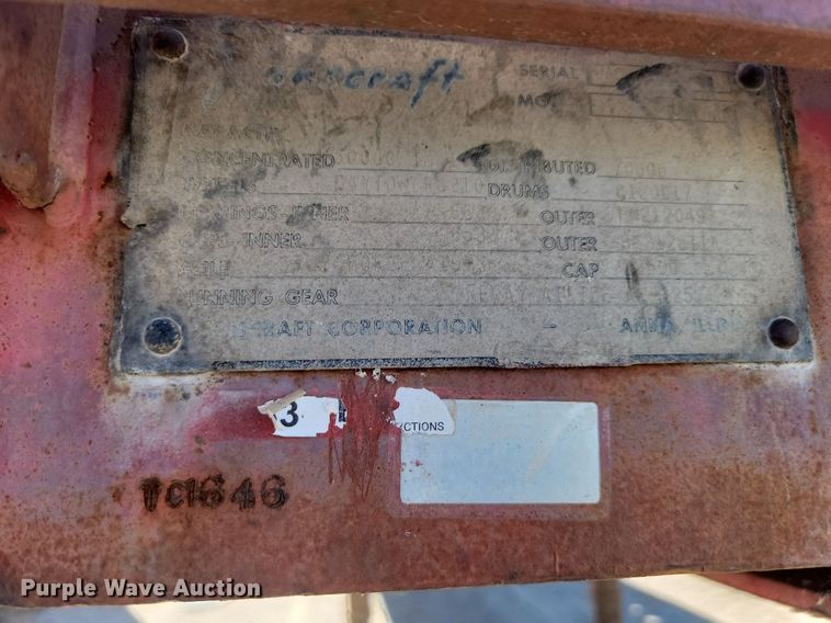 image for item JG9731 1970 Transcraft  flatbed trailer