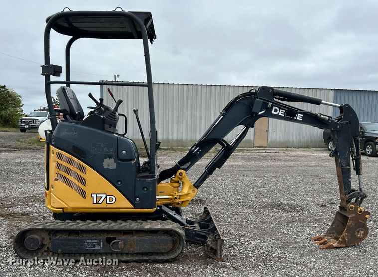 image for item KH9565 2014 John Deere 17D  mini excavator