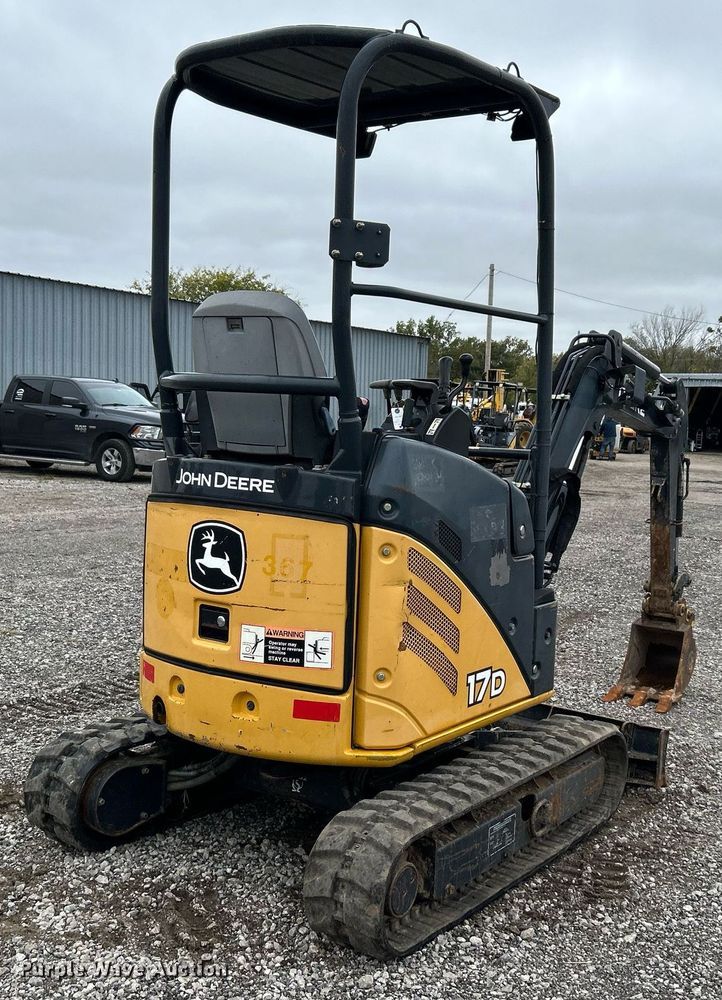image for item KH9565 2014 John Deere 17D  mini excavator