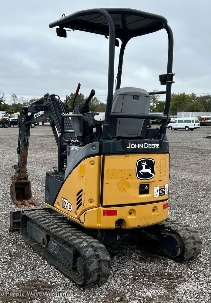 image for item KH9565 2014 John Deere 17D  mini excavator
