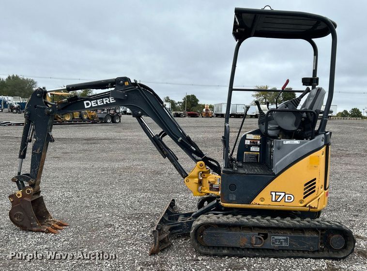 image for item KH9565 2014 John Deere 17D  mini excavator