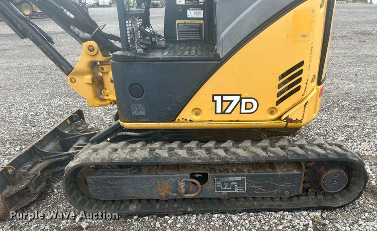 image for item KH9565 2014 John Deere 17D  mini excavator
