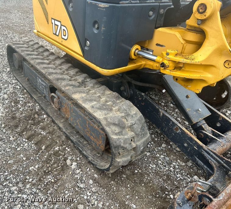 image for item KH9565 2014 John Deere 17D  mini excavator