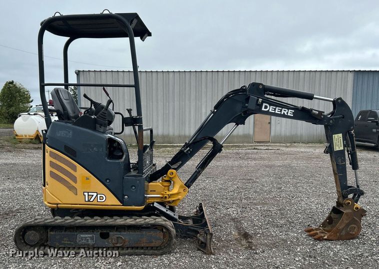 image for item KH9567 2014 John Deere 17D  mini excavator