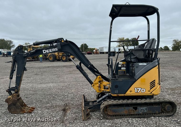 image for item KH9567 2014 John Deere 17D  mini excavator