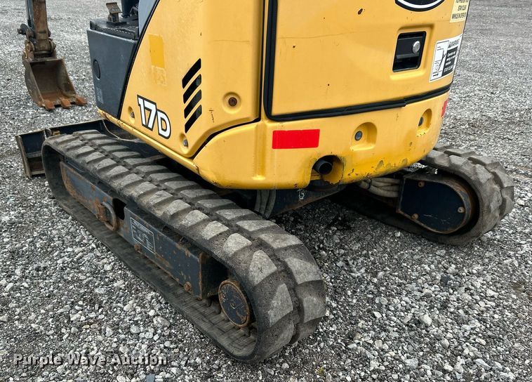 image for item KH9567 2014 John Deere 17D  mini excavator
