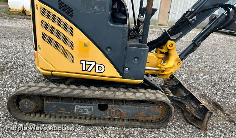 image for item KH9567 2014 John Deere 17D  mini excavator