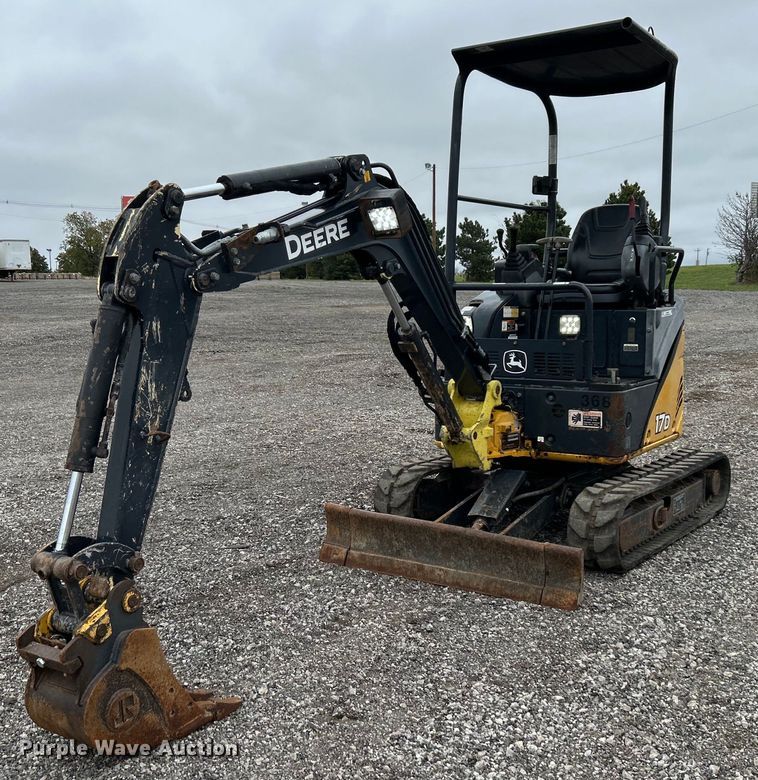 image for item KH9568 2014 John Deere 17D  mini excavator