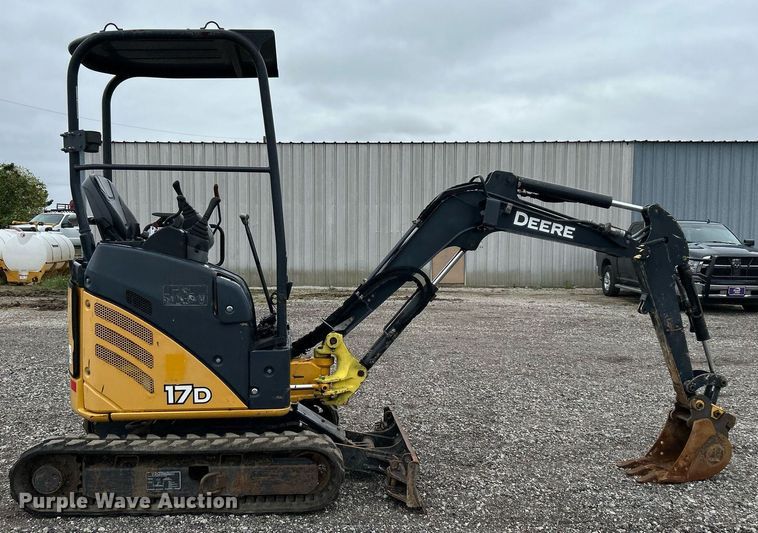 image for item KH9568 2014 John Deere 17D  mini excavator