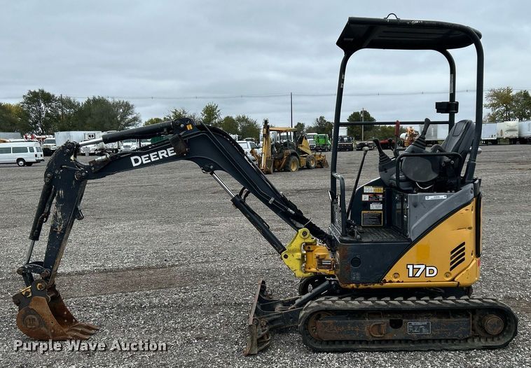 image for item KH9568 2014 John Deere 17D  mini excavator
