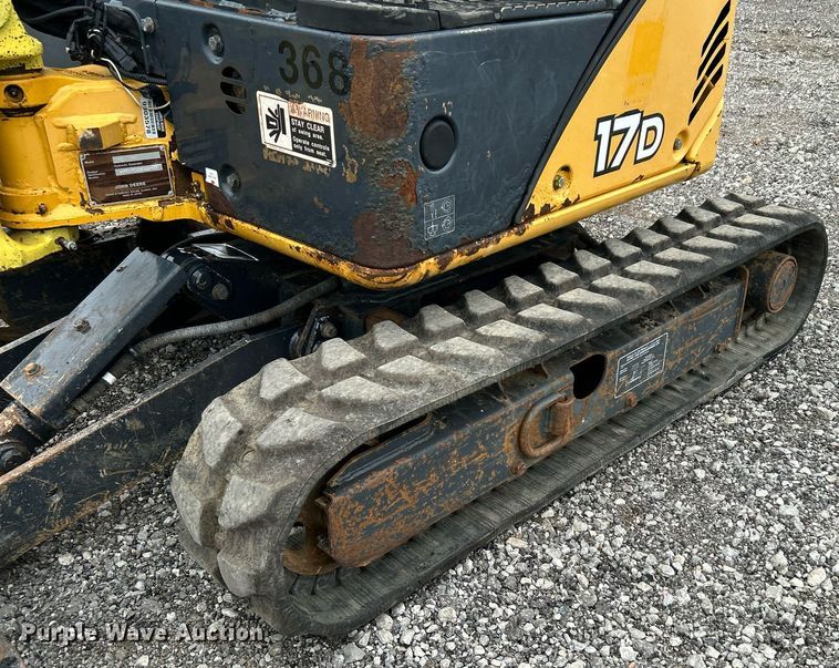 image for item KH9568 2014 John Deere 17D  mini excavator