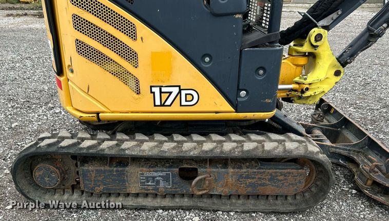 image for item KH9568 2014 John Deere 17D  mini excavator