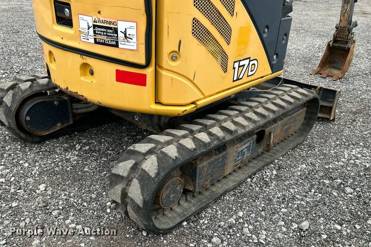 image for item KH9568 2014 John Deere 17D  mini excavator