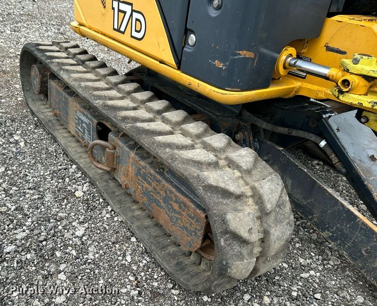 image for item KH9568 2014 John Deere 17D  mini excavator