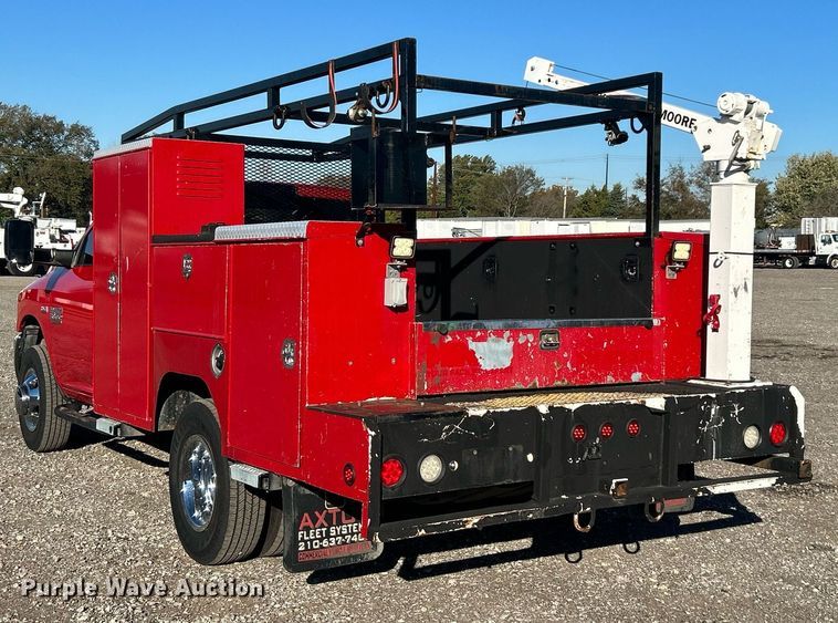 image for item KH9596 2016 Dodge Ram 3500HD  utility bed pickup truck