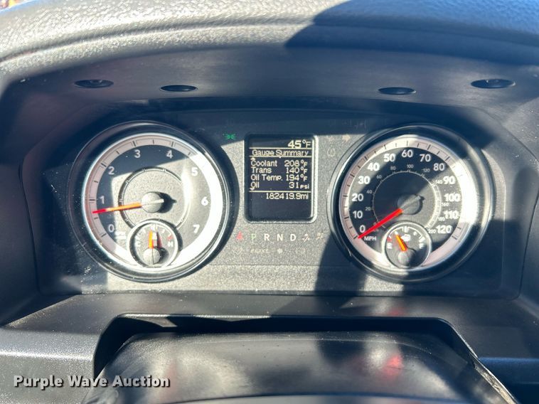 image for item KH9596 2016 Dodge Ram 3500HD  utility bed pickup truck