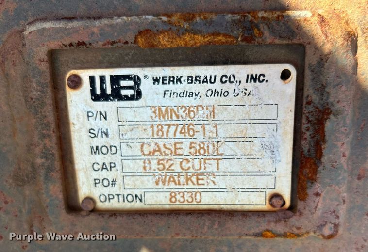 image for item KH9599 Case 580K  backhoe