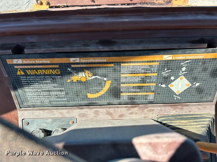 image for item KH9599 Case 580K  backhoe