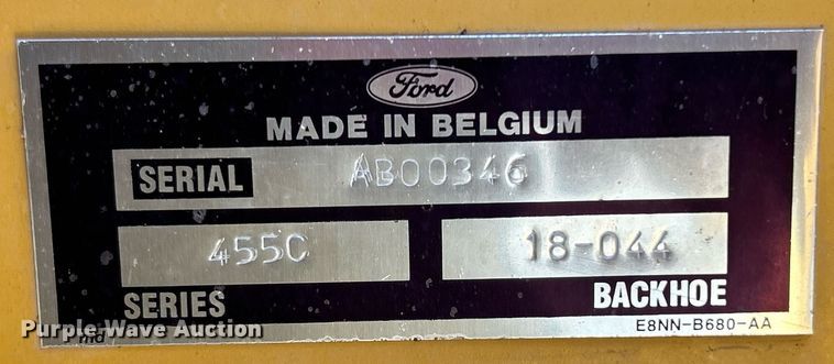 image for item KH9608 Ford 455C  backhoe