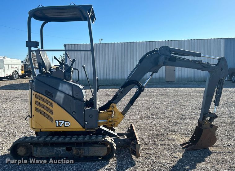 image for item KH9625 2010  John Deere 17D  mini excavator