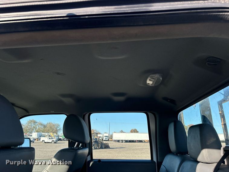 image for item KH9627 2013 Ford F550 Super Duty XL  Crew Cab flatbed truck