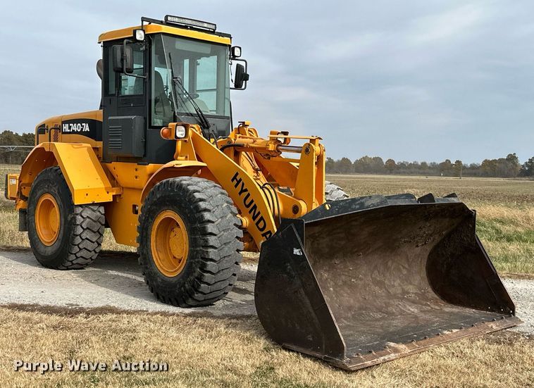 image for item KT9167 2009 Hyundai HL740-7A  wheel loader