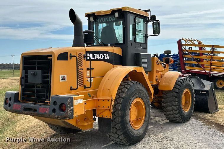 image for item KT9167 2009 Hyundai HL740-7A  wheel loader