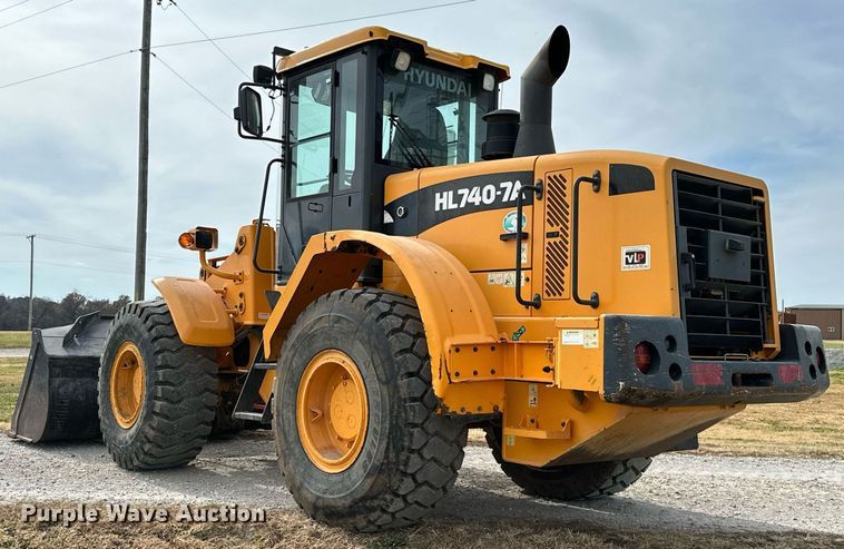image for item KT9167 2009 Hyundai HL740-7A  wheel loader