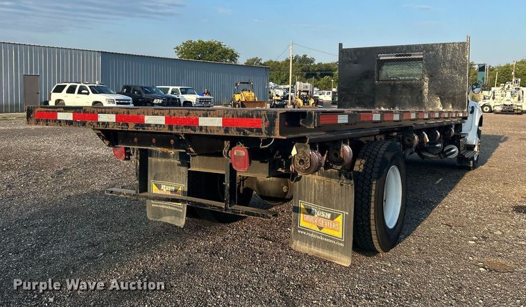 image for item KW9036 2015 Ford F750 Super Duty  dump flatbed truck