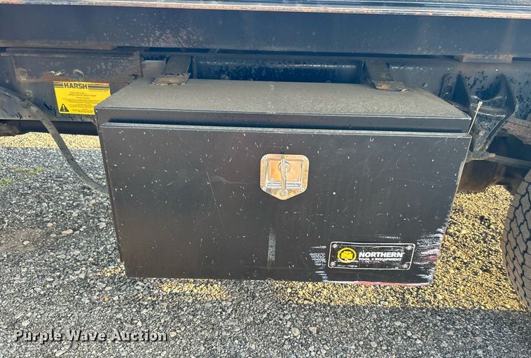 image for item KW9036 2015 Ford F750 Super Duty  dump flatbed truck