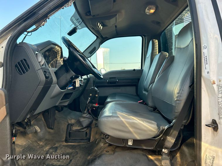 image for item KW9036 2015 Ford F750 Super Duty  dump flatbed truck