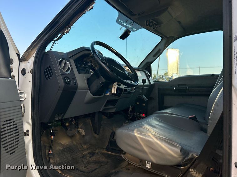 image for item KW9036 2015 Ford F750 Super Duty  dump flatbed truck